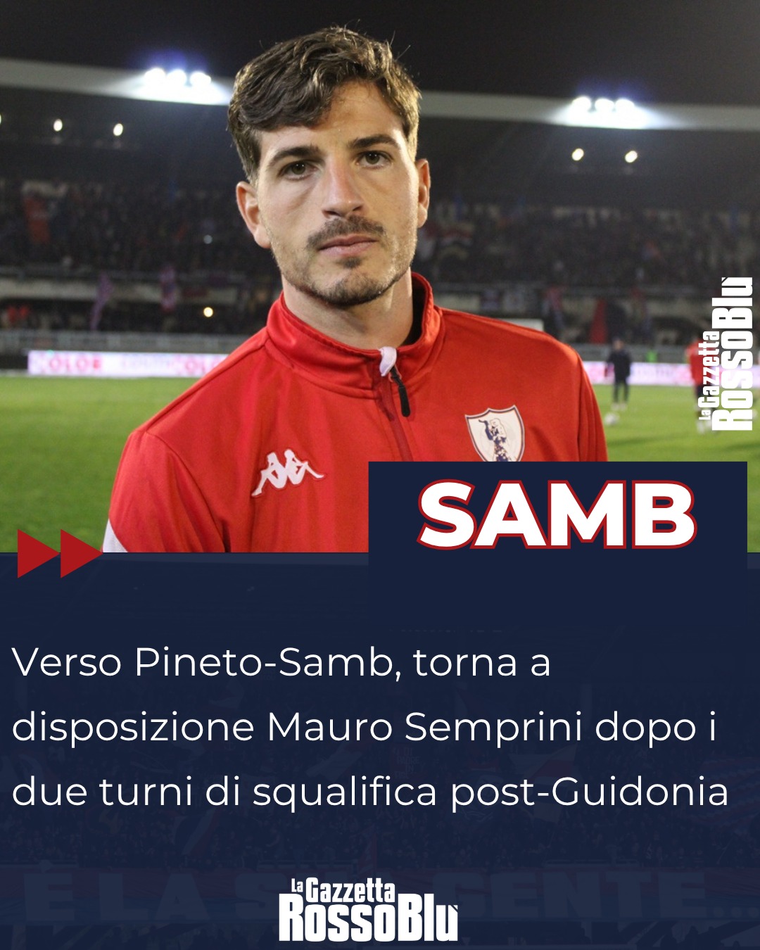 SEMPRINI 🔙

@u.s.sambenedettese 🔴🔵, col Pineto torna a disposizione l'attaccante Mauro Semprini: scontati i due turni di squalifica per l'espulsione rimediata a Guidonia

#pinsam #pinetosamb #maurosemprini #semprini #grb #gazzettarossoblù #samb #sambenedettese #instagol #instafootball #lagazzettarossoblù #calcio #rossoblù #seriec #gironeb #legapro #seriecskywifi