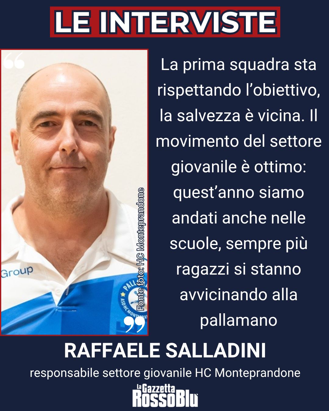 PALLAMANO 🤾‍♂

@hc_monteprandone , le parole di Raffaele Salladini tra prima squadra e settore giovanile 🎙

#raffaelesalladini #salladini #pallamano #handball #serieasilver #pallamanomonteprandone #hcmonteprandone #monteprandone #grb #lagazzettarossoblù