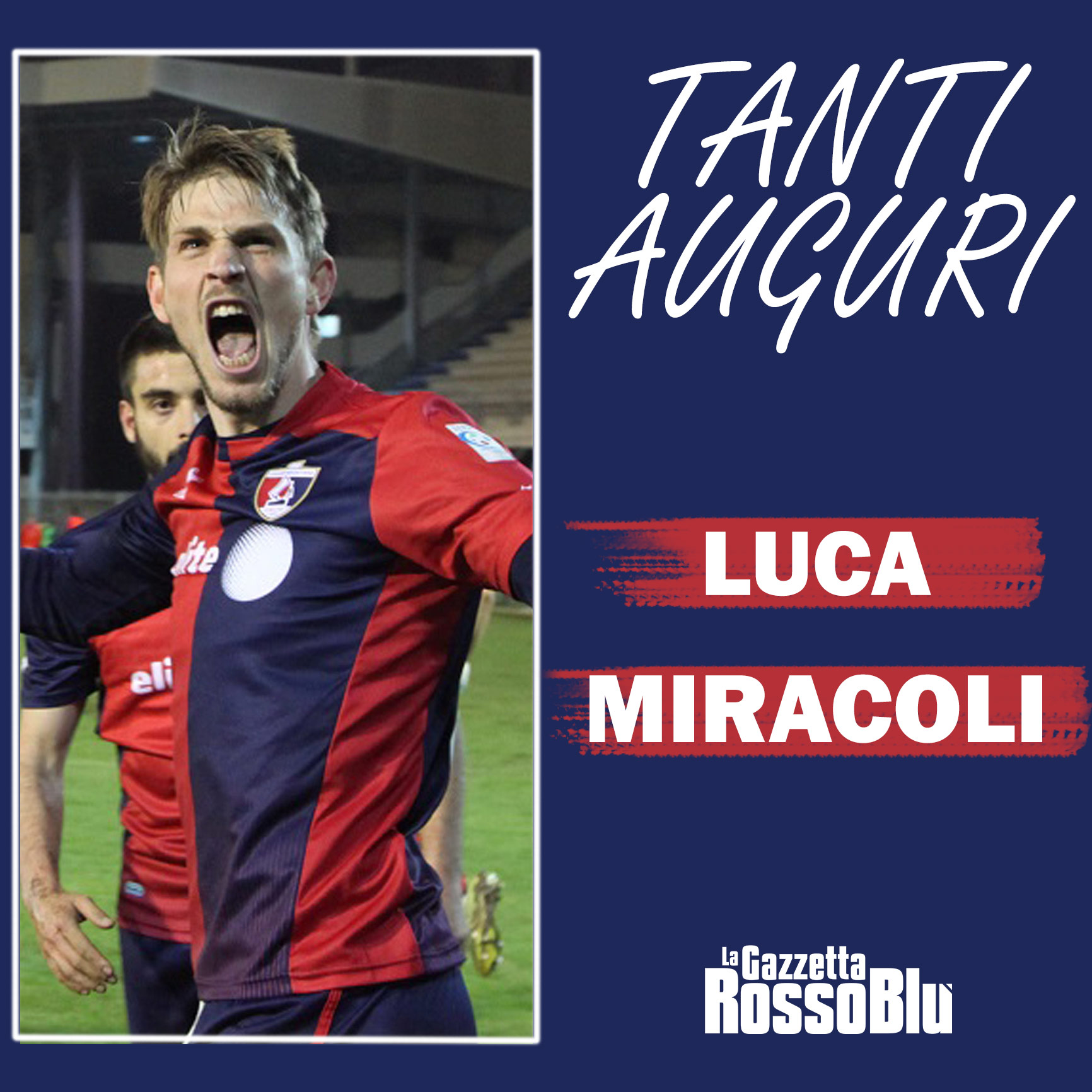 AUGURI LUCA 🎉

Compie oggi 34 anni l'ex attaccante della Samb 🔴🔵 Luca Miracoli. Tanti auguri!

#lucamiracoli #miracoli #exsamb #grb #gazzettarossoblù #samb #sambenedettese #instagol #instafootball #lagazzettarossoblù #calcio #rossoblù #seriec #gironeb #legapro #seriecskywifi #happybirthday #birthday #bday #happybday #buoncompleanno #compleanno #tantiauguri