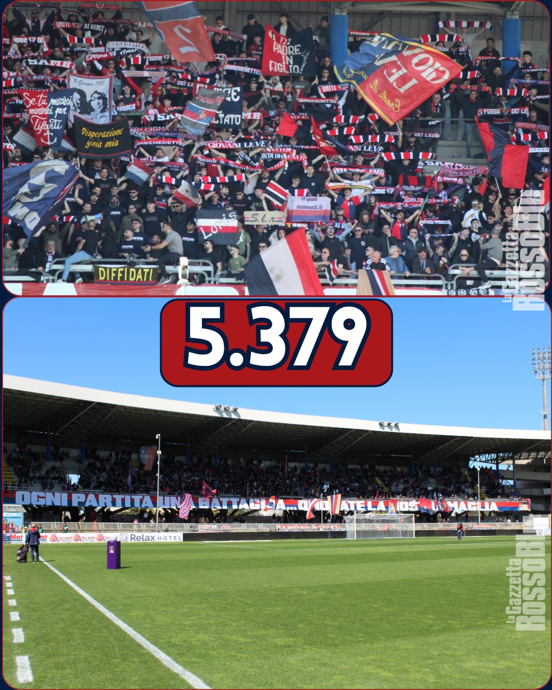 5.379

Sono stati più di 5.000 gli spettatori presenti ieri al Riviera delle Palme 🏟 per la sfida tra @u.s.sambenedettese 🔴🔵 e Arezzo

#sambarezzo #samare #stadiorivieradellepalme #grb #gazzettarossoblù #samb #sambenedettese #instagol #instafootball #lagazzettarossoblù #calcio #rossoblù #seriec #gironeb #legapro #seriecskywifi