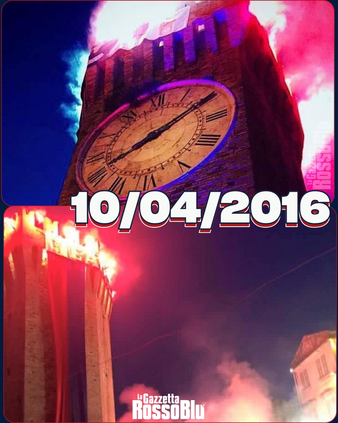 LA ROCCA 🔴🔵

10 aprile 2016 🔙, quando la Torre dei Gualtieri si è tinta di rossoblù 🎇

Alcune delle immagini della giornata di festa per la penultima vittoria del campionato di Serie D 🏆 dell'@u.s.sambenedettese

#larocca #torredeigualtieri #torrione #sanbenedettodeltronto #sanbenedetto #sbt #10aprile2016 #grb #gazzettarossoblù #samb #sambenedettese #instagol #instafootball #lagazzettarossoblù #calcio #rossoblù #seriec #gironeb #legapro #seriecskywifi