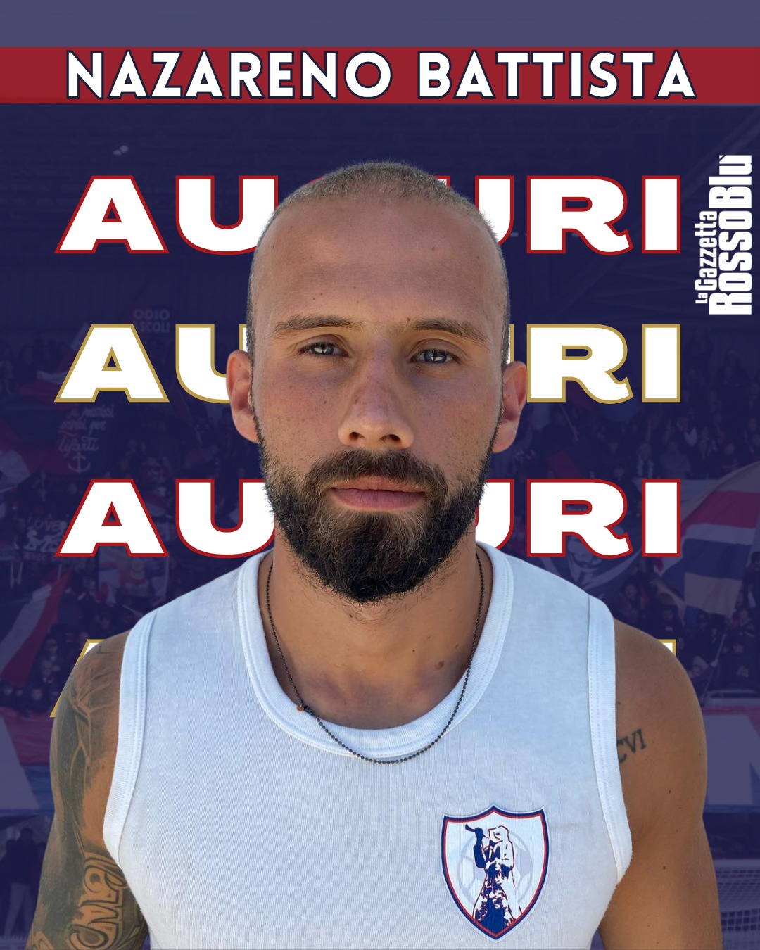 AUGURI NAZA 🎉

Compie oggi 28 anni @nbattista11 🔴🔵, attualmente all'Ancona. Tanti auguri Naza!

#nazarenobattista #battista #grb #gazzettarossoblù #samb #sambenedettese #instagol #instafootball #lagazzettarossoblù #calcio #rossoblù #seriec #gironeb #legapro #seriecskywifi #happybirthday #birthday #bday #happybday #buoncompleanno #compleanno #tantiauguri