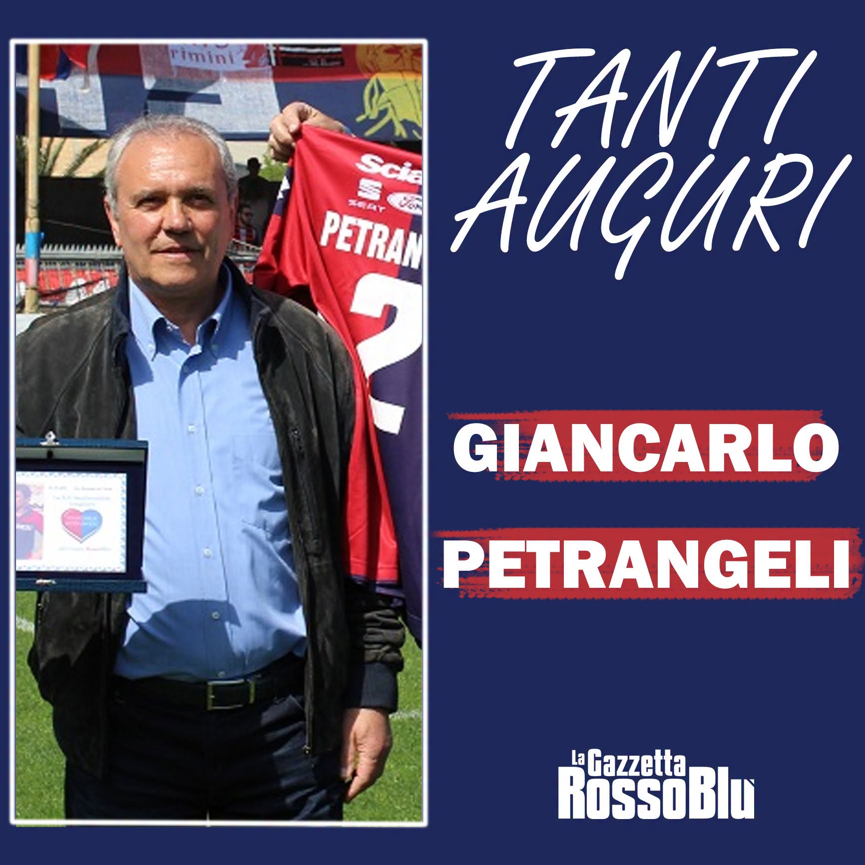 AUGURI GIANCARLO 🎉

Compie oggi 72 anni l'ex Samb 🔴🔵 Giancarlo Petrangeli. Tanti auguri!

#giancarlopetrangeli #petrangeli #exsamb #grb #gazzettarossoblù #samb #sambenedettese #instagol #instafootball #lagazzettarossoblù #calcio #rossoblù #seriec #gironeb #legapro #seriecskywifi
#happybirthday #birthday #bday #happybday #buoncompleanno #compleanno #tantiauguri