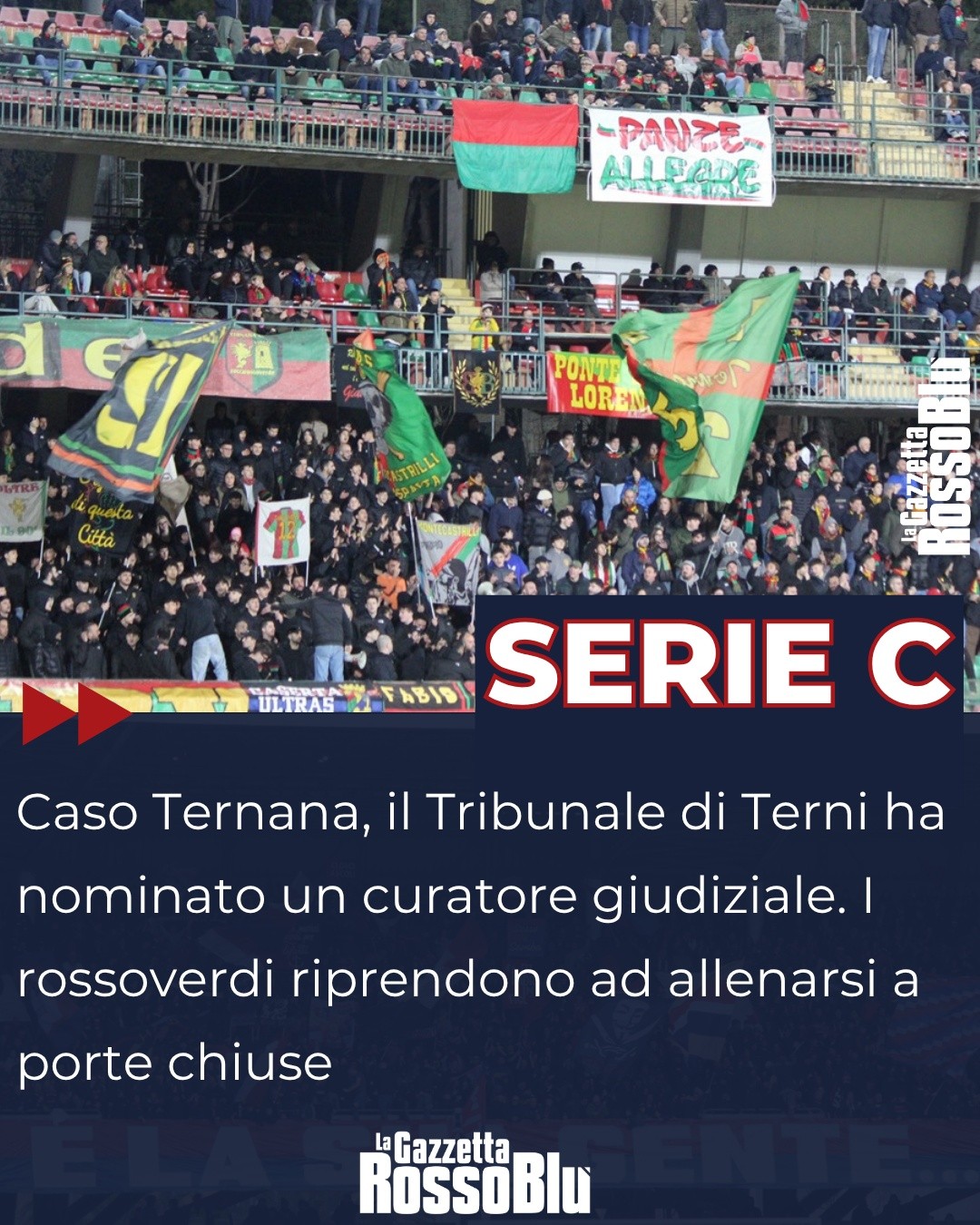 CASO TERNANA 🔍

il Tribunale di Terni ha nominato un curatore giudiziale, registrando così il passaggio dalla liquidazione volontaria al fallimento giudiziale 

#ternana #legapro #seriec #gironeb #grb #lagazzettarossoblù