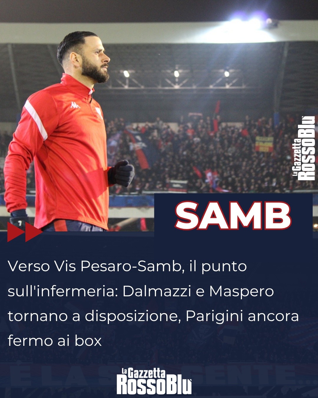REPORT🔍

Verso Vis Pesaro-U.S. Sambenedettese🔴🔵: Boscaglia ritrova Dalmazzi, Parigini ancora alle prese col fastidio muscolare alla coscia