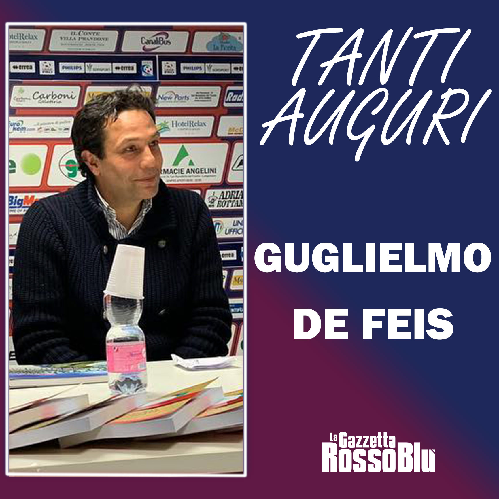 AUGURI GUGLIELMO 🎉

Compie oggi 58 anni l'ex Samb 🔴🔵 Guglielmo De Feis. Tanti auguri!

#guglielmodefeis #defeis #exsamb #grb #gazzettarossoblù #samb #sambenedettese #instagol #instafootball #lagazzettarossoblù #calcio #rossoblù #seriec #gironeb #legapro #seriecskywifi