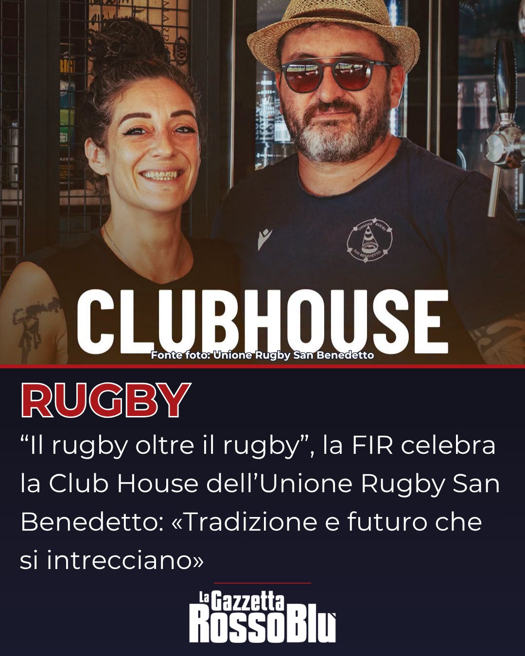 RUGBY 🏉

La @italrugby 🇮🇹 celebra la Club House dell'@unione_rugby_samb 🔴🔵: «Tradizione e futuro che si intrecciano»

#clubhouse #italrugby #fir #federazioneitalianarugby #unionerugbysanbenedetto #ursbt #unionerugbysbt #fifasecurity #rugby #seriea #grb #gazzettarossoblù #lagazzettarossoblù