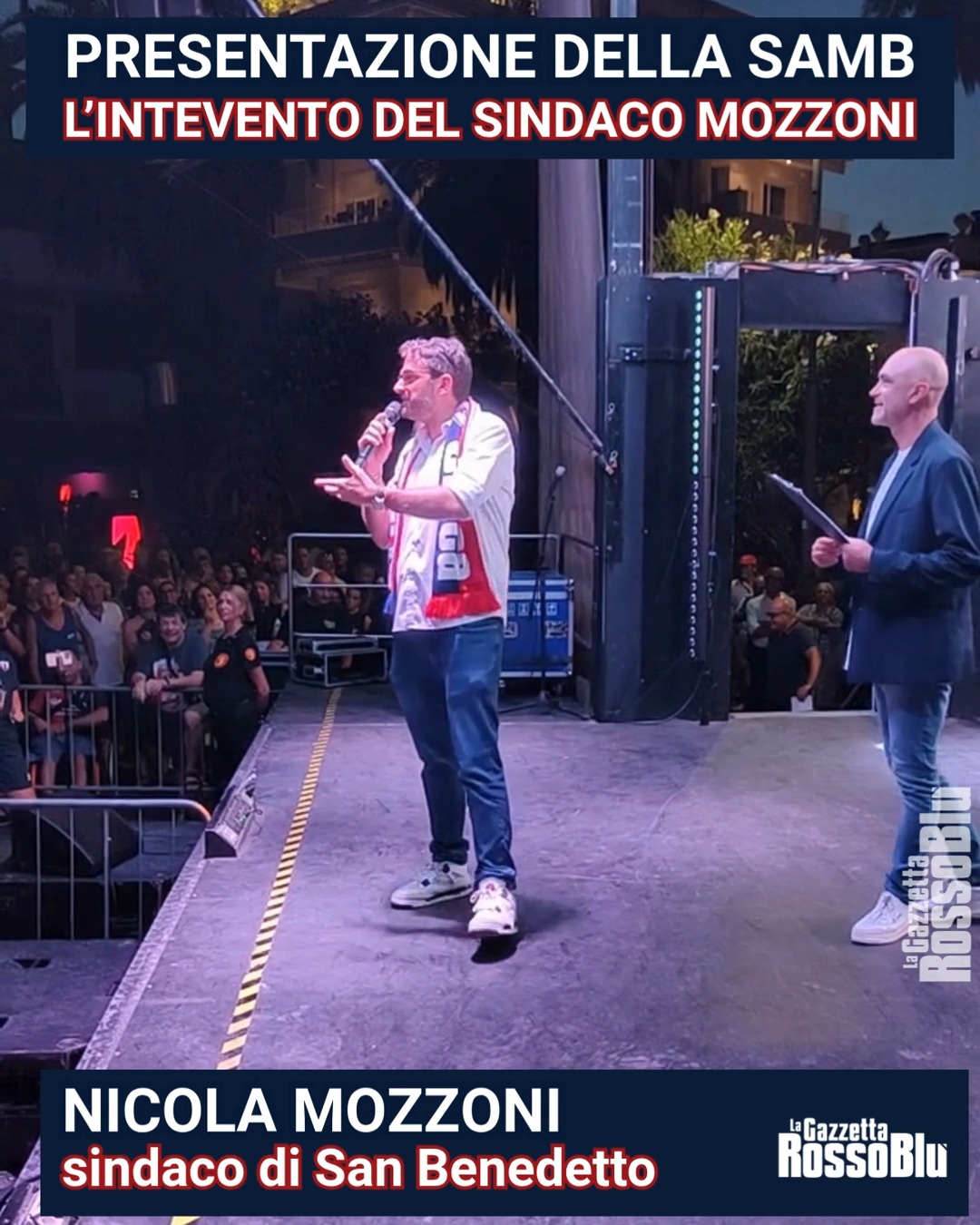 SINDACO 📣

L'intervento del sindaco @nicola.mozzoni 🎙 nel corso della presentazione dell' @u.s.sambenedettese 🔴🔵 in piazza Giorgini

#sanbenedettodeltronto #sanbenedetto #sbt #nicolamozzoni #nicolamozzonisindaco #grb #gazzettarossoblù #samb #sambenedettese #lagazzettarossoblù #calcio #seriec #gironeb #legapro #seriecskywifi