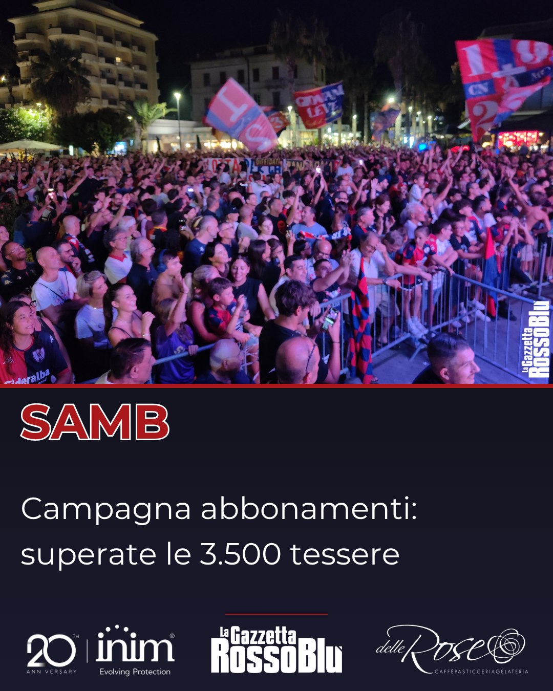 ABBONAMENTI 🎫

@u.s.sambenedettese 🔴🔵, superati i 3.500 abbonamenti 📈

#campagnaabbonamenti #jevujebbèffernite #grb #gazzettarossoblù #samb #sambenedettese #lagazzettarossoblù #calcio #seriec #gironeb #legapro #seriecskywifi