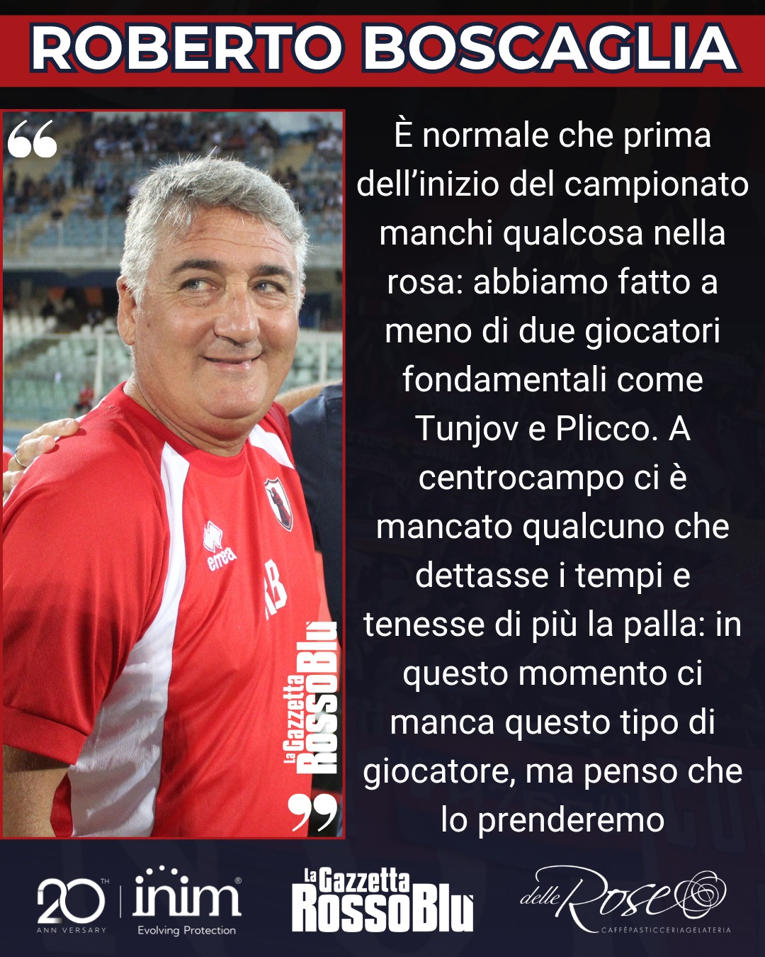 MISTER 🎙

@u.s.sambenedettese 🔴🔵, le parole di mister Roberto Boscaglia

#robertoboscaglia #pessam #pescarasamb #coppaitalia #coppaitaliaseriec #calciomercato #grb #gazzettarossoblù #samb #sambenedettese #lagazzettarossoblù #calcio #seriec #gironeb #legapro #seriecskywifi