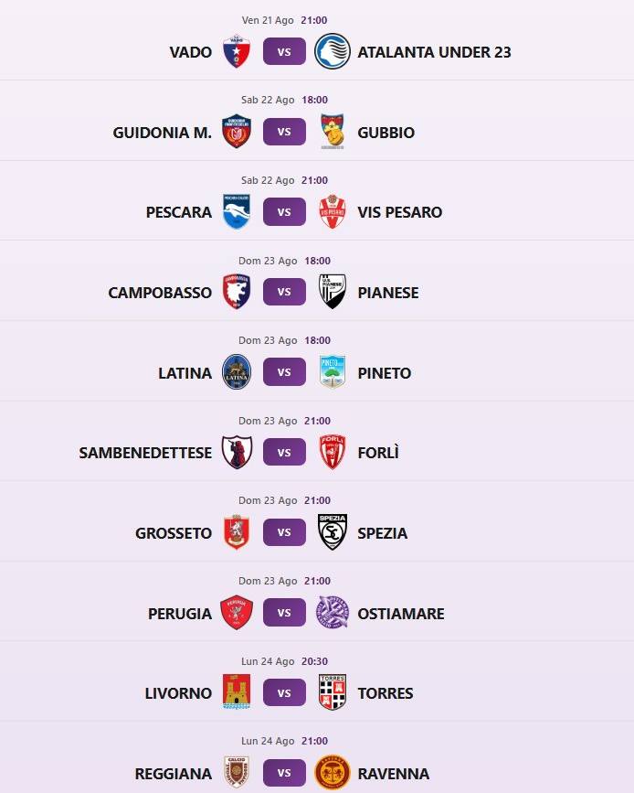 1^ GIORNATA 🗓

Le partite in programma nella 1^ giornata del girone B di Serie C Sky Wifi 🏟

Foto: www.seriec.com

#grb #gazzettarossoblù #lagazzettarossoblù #calcio #seriec #gironeb #legapro #seriecskywifi