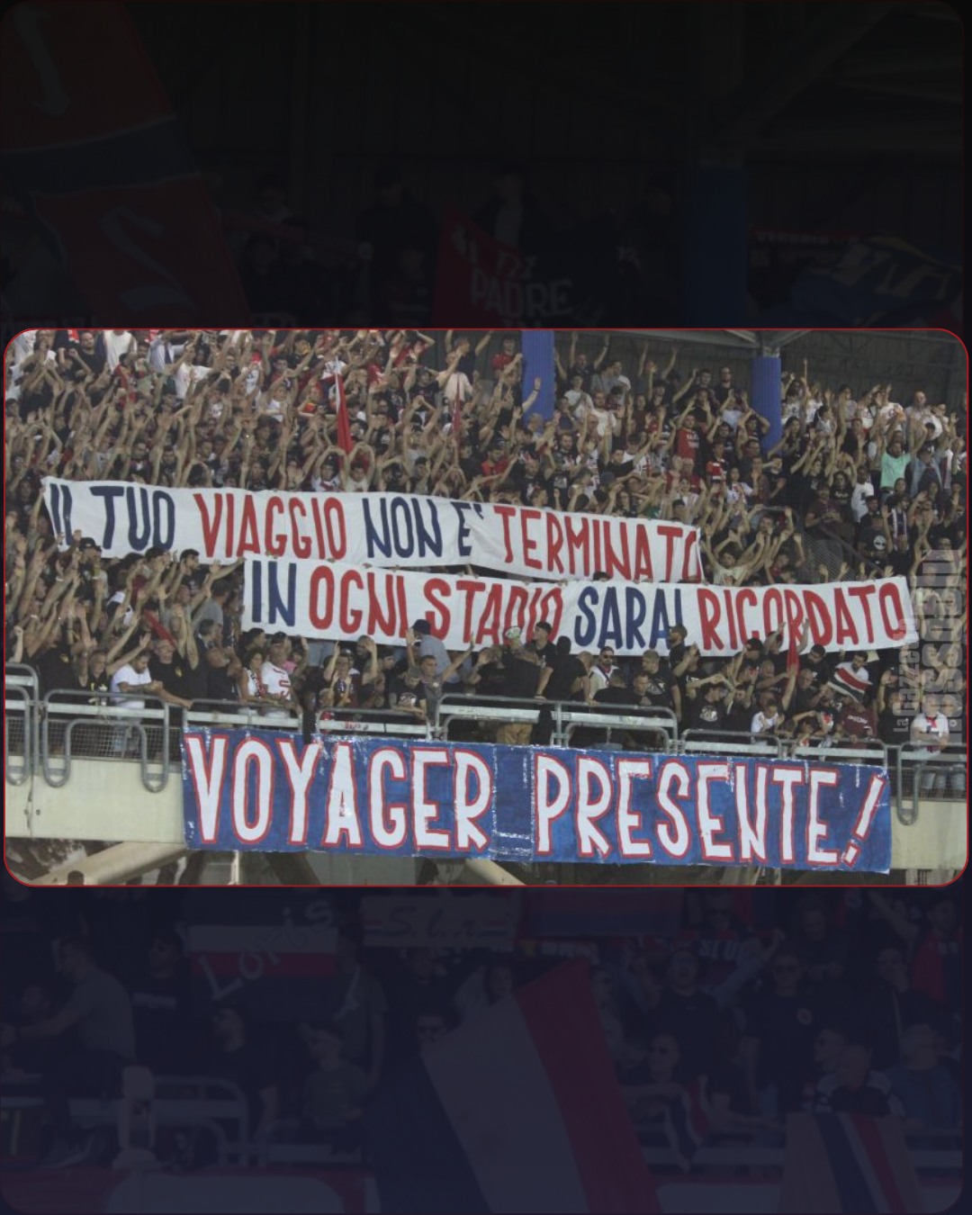 ALESSIO ♾️🔴🔵

Un anno fa la scomparsa di Alessio "Voyager". Così, pochi giorni dopo, lo aveva ricordato la sua Curva Nord

#voyager #grb #gazzettarossoblù #samb #sambenedettese #lagazzettarossoblù #calcio #seriec #gironeb #legapro #seriecskywifi