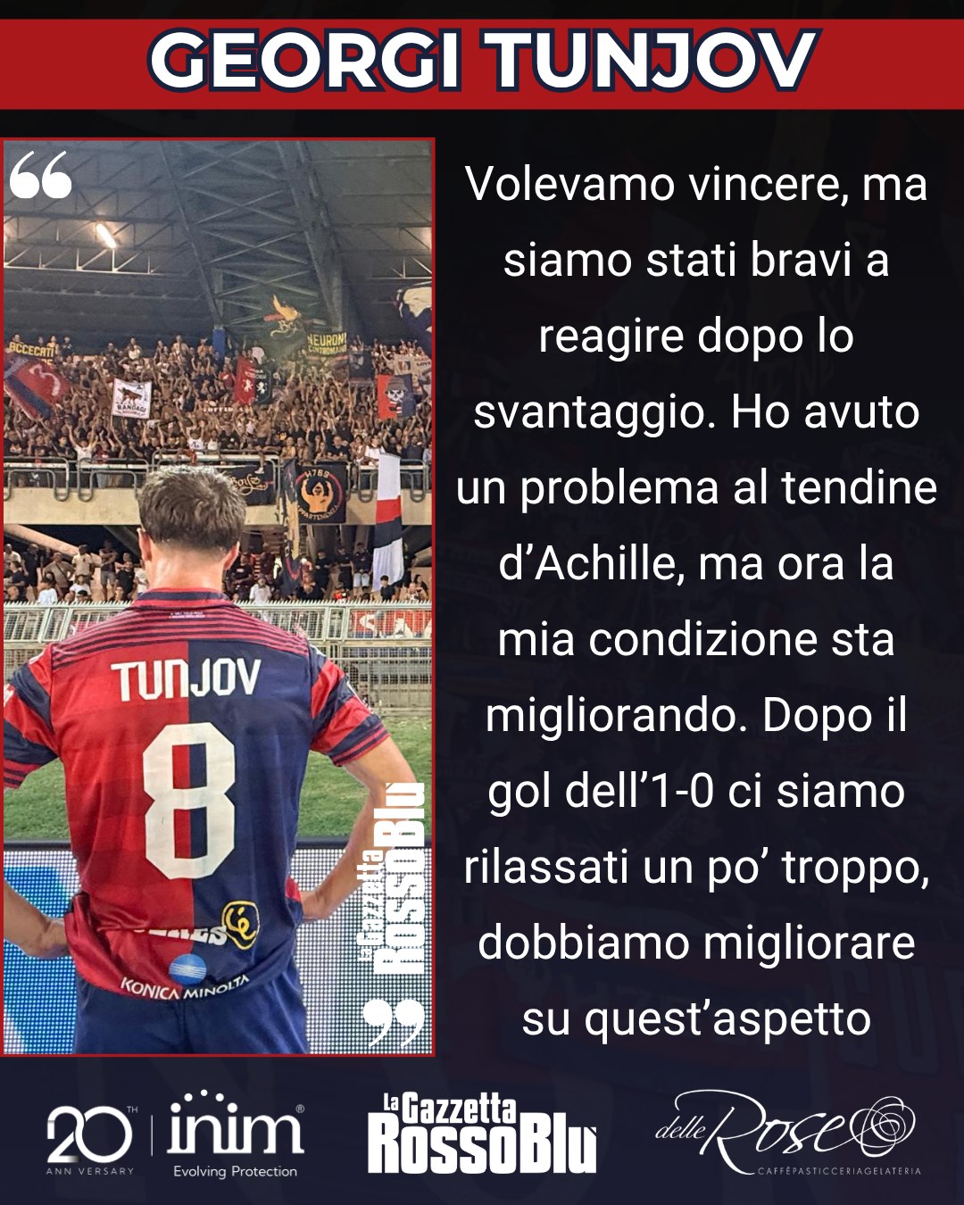 TUNJOV 🎙

@u.s.sambenedettese 🔴🔵, le parole di Georgi Tunjov 🎯 dopo il pareggio col Forlì

#georgitunjov #samfor #sambforlì #grb #gazzettarossoblù #samb #sambenedettese #lagazzettarossoblù #calcio #seriec #gironeb #legapro #seriecskywifi
