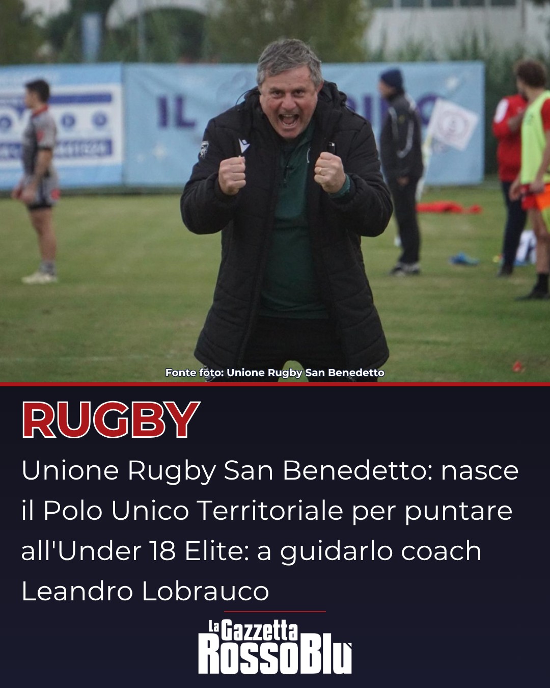 RUGBY 🏉

@unione_rugby_samb 🔴🔵, nasce il Polo Unico Territoriale per puntare all'Under 18 Elite: a guidarlo sarà coach Leandro Lobrauco

#leandrolobrauco #unionerugbysanbenedetto #ursbt #unionerugbysbt #fifasecurity #rugby #seriea #grb #gazzettarossoblù #lagazzettarossoblù