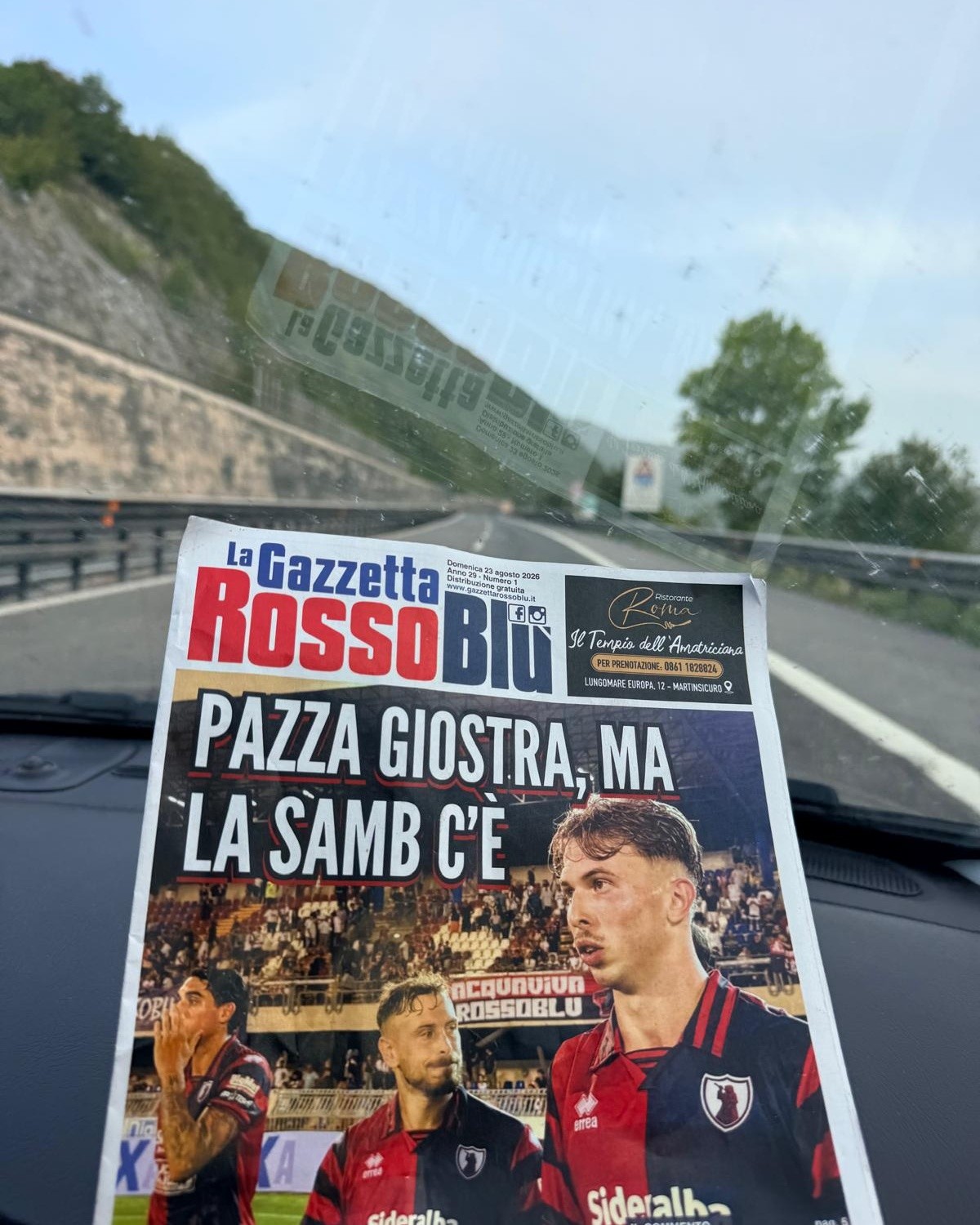 La giornata inizia presto: #gazzettarossoblù 🔴🔵 in viaggio verso Fiumicino✈️------>Sassari🏟

#torresamb #samb #sardegna