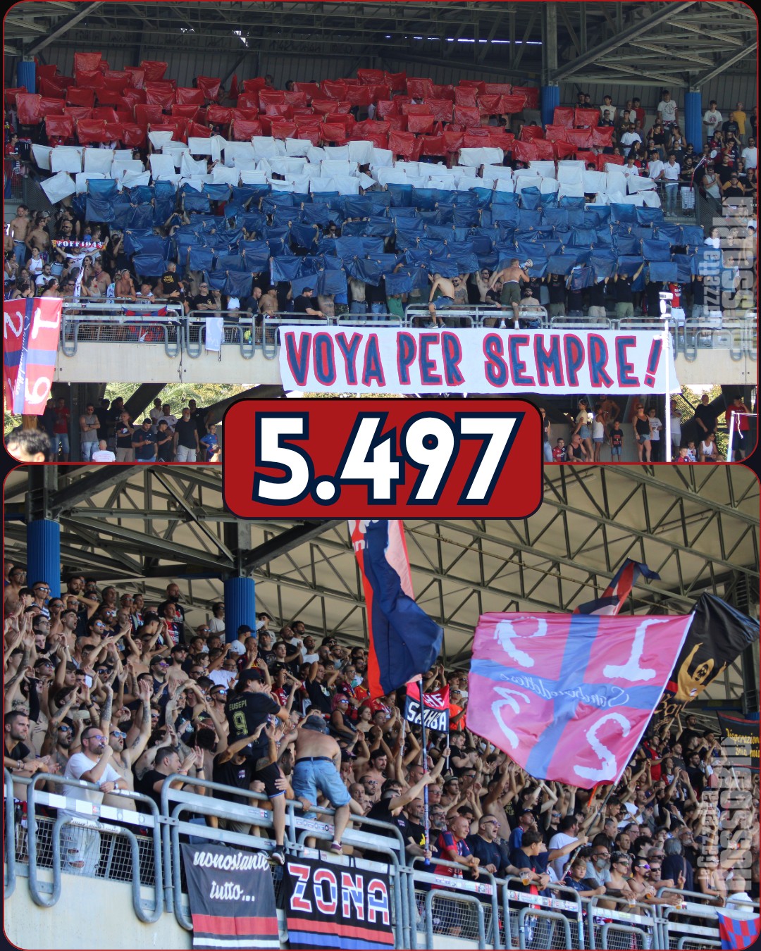 SPETTATORI 📊

Sono stati circa 5.500 gli spettatori presenti ieri al Riviera delle Palme 🏟 per la partita tra @u.s.sambenedettese 🔴🔵 e Spezia (261 gli ospiti)

#samspe #sambspezia #stadiorivieradellepalme #grb #gazzettarossoblù #samb #sambenedettese #lagazzettarossoblù #calcio #seriec #gironeb #legapro #seriecskywifi
