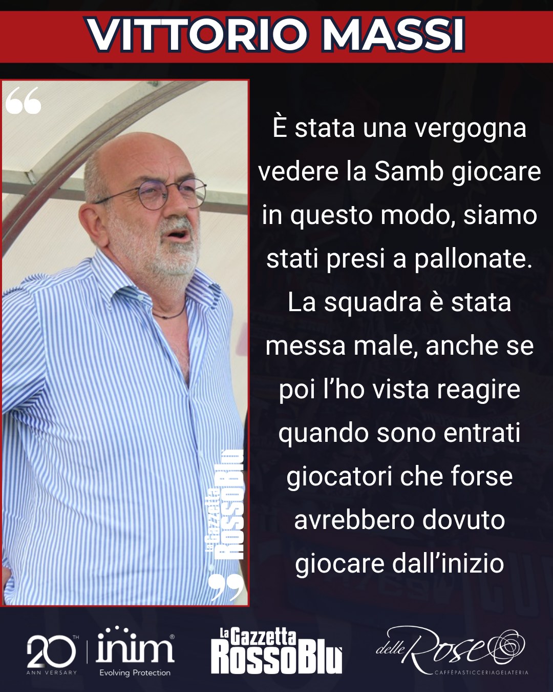 MASSI 🎙

@u.s.sambenedettese 🔴🔵, le parole del presidente Vittorio Massi dopo la sconfitta di Pineto ❌

#vittoriomassi #pinsam #pinetosamb #grb #gazzettarossoblù #samb #sambenedettese #lagazzettarossoblù #calcio #seriec #gironeb #legapro #seriecskywifi