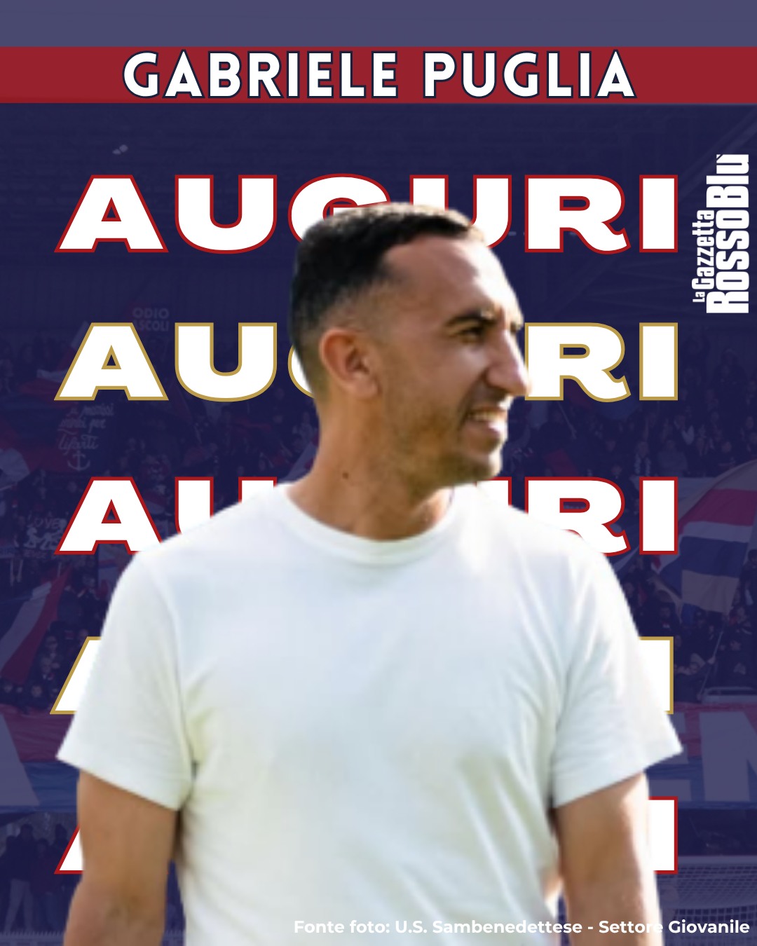 AUGURI GABRIELE 🎉

Compie oggi 38 anni Gabriele Puglia, ex Samb 🔴🔵 e oggi responsabile dell'attività di base del settore giovanile rossoblù

U.S. Sambenedettese - Settore Giovanile @gabripuglia14 #gabrielepuglia #grb #gazzettarossoblù #samb #sambenedettese #lagazzettarossoblù #calcio #seriec #gironeb #legapro #seriecskywifi