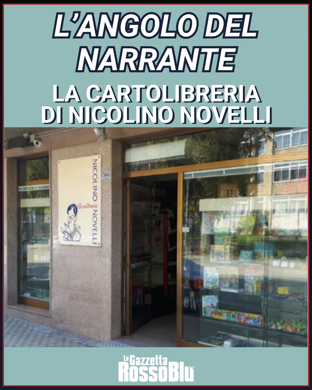 L'ANGOLO DEL NARRANTE ✍🏻

🆕 Nuovo appuntamento col Narrante: questa volta parliamo della storica cartolibreria di Nicolino Novelli 📚

🖥 Trovate l'articolo sul nostro sito

#langolodelnarrante #ilnarrante @ilnarrante #cartolibreria #nicolinonovelli #sbt #sanbenedetto #sanbenedettodeltronto #grb #lagazzettarossoblù