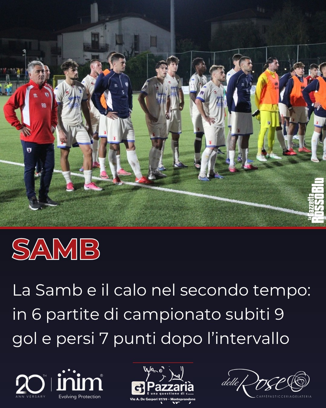FOCUS 🔎

L'@u.s.sambenedettese 🔴🔵 e il calo nel secondo tempo 📉

Nelle prime 6 partite di campionato, i rossoblù hanno subito 9 gol e perso 7 punti dopo l'intervallo

#grb #gazzettarossoblù #samb #sambenedettese #lagazzettarossoblù #calcio #seriec #gironeb #legapro #seriecskywifi