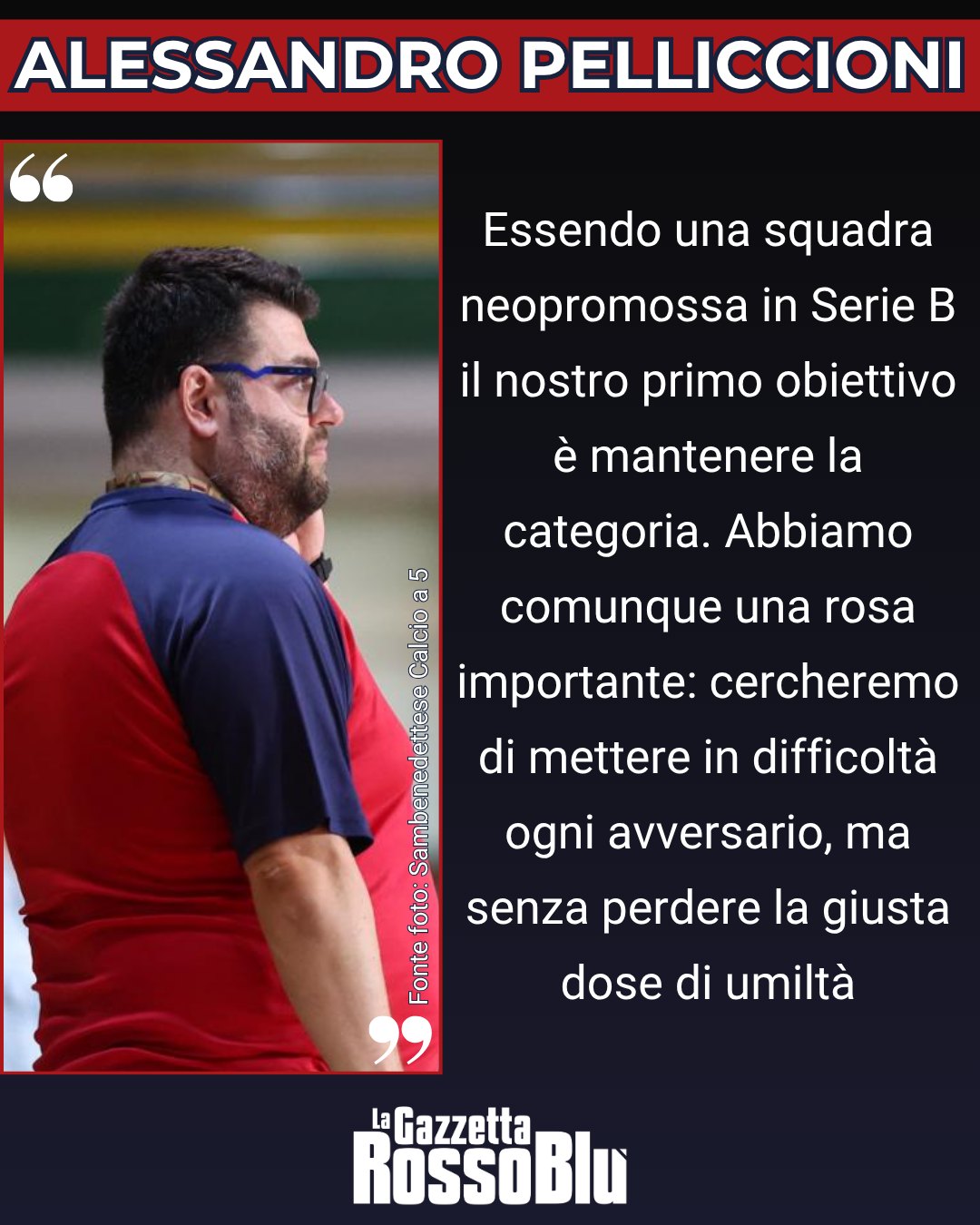 CALCIO A 5 ⚽

@sambcalcioa5 🔴🔵, le parole di Alessandro Pelliccioni 🎙

#alessandropelliccioni #samb #sambenedettese #sambcalcioa5 #sambenedettesecalcioa5 #sambc5 #grb #lagazzettarossoblù #serieb