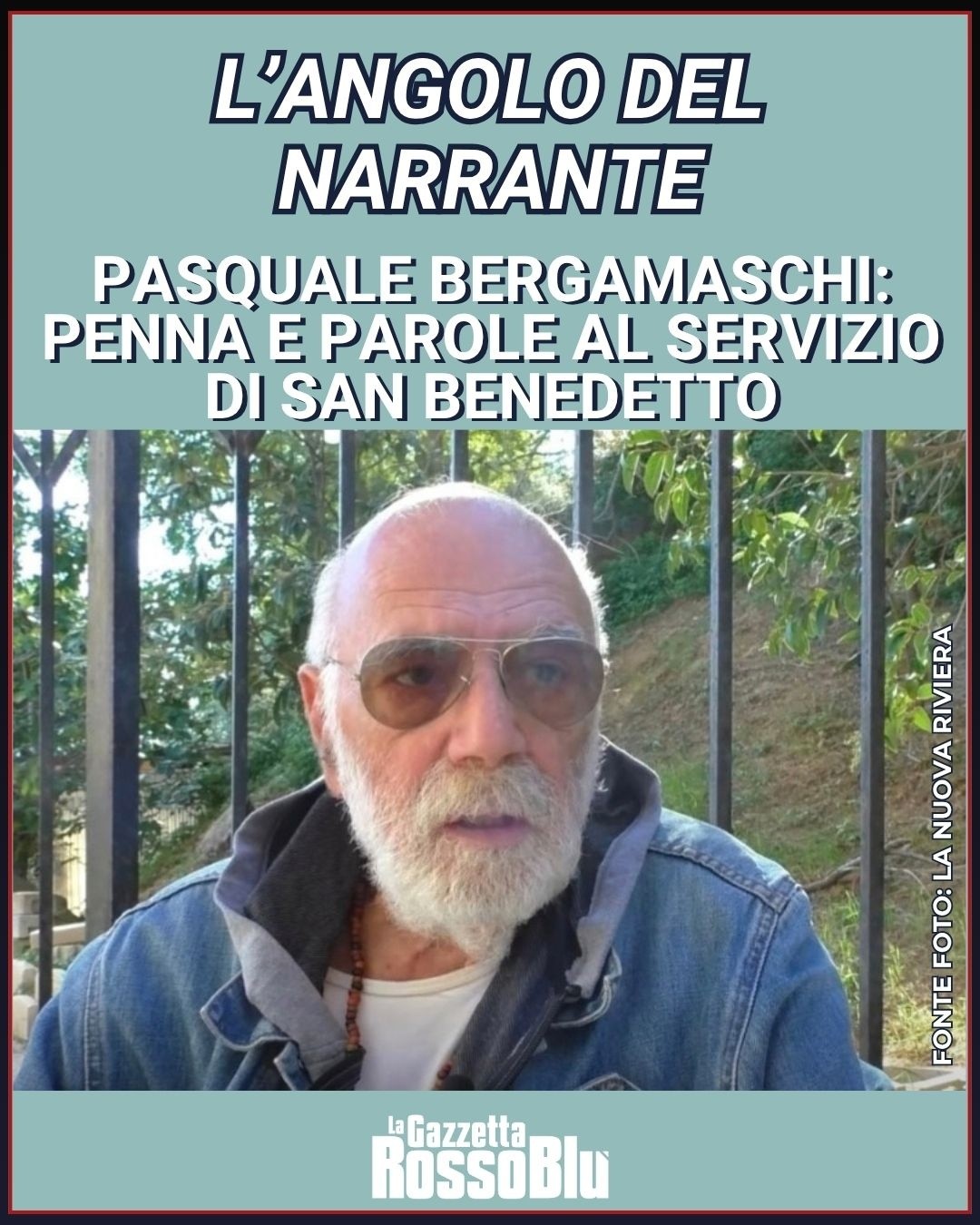 L'ANGOLO DEL NARRANTE ✍🏻

❤️💙Pasquale Bergamaschi, penna e parole al servizio di San Benedetto: sul nostro sito trovate l'ultimo appuntamento con l'Angolo del Narrante

@ilnarrante #langolodelnarrante #ilnarL'ANGOLO DEL NARRANTE ✍🏻
#sanbenedettodeltronto #sbtrante #narrante #bergamaschi #grb #lagazzettarossoblù #sanbenedetto #sanbenedettodeltronto #sbt