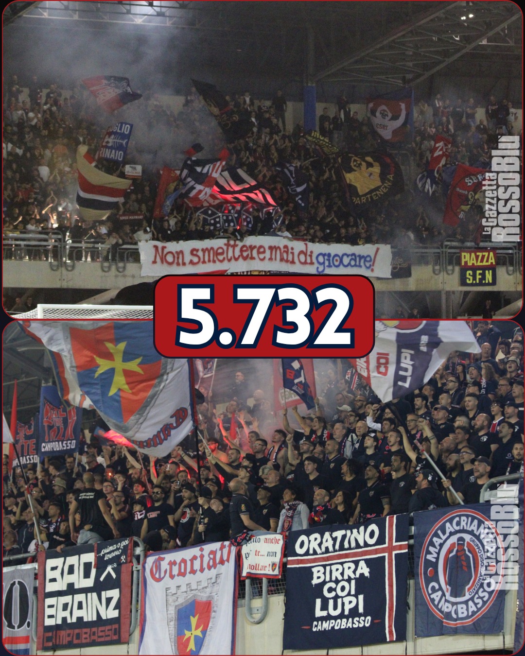 SPETTATORI 📊

Sono stati 5.732 gli spettatori presenti ieri al Riviera delle Palme 🏟 per la partita tra @u.s.sambenedettese 🔴🔵 e Campobasso (840 gli ospiti)

#samcam #sambcampobasso #stadiorivieradellepalme #grb #gazzettarossoblù #samb #sambenedettese #lagazzettarossoblù #calcio #seriec #gironeb #legapro #seriecskywifi