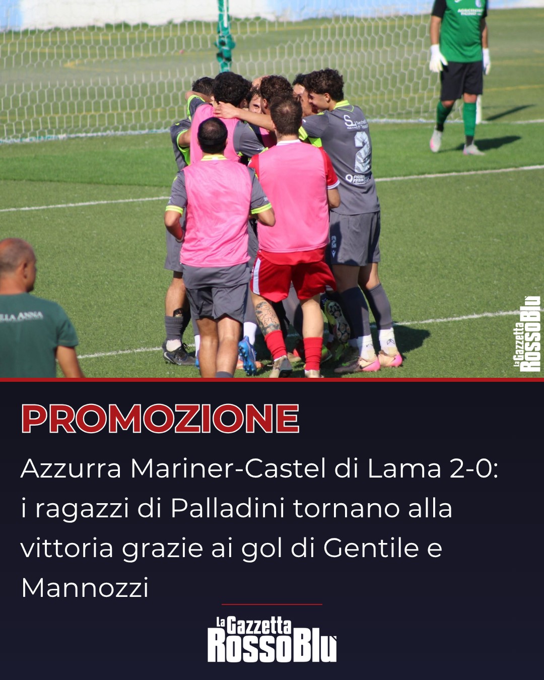 PROMOZIONE ⚽

L'@azzurramariner torna al successo ✅: Gentile e Mannozzi decidono il match col Castel di Lama

#azzurramarinercasteldilama #calcio #marche #promozione #gironeb #azzurramariner #grb #lagazzettarossoblù