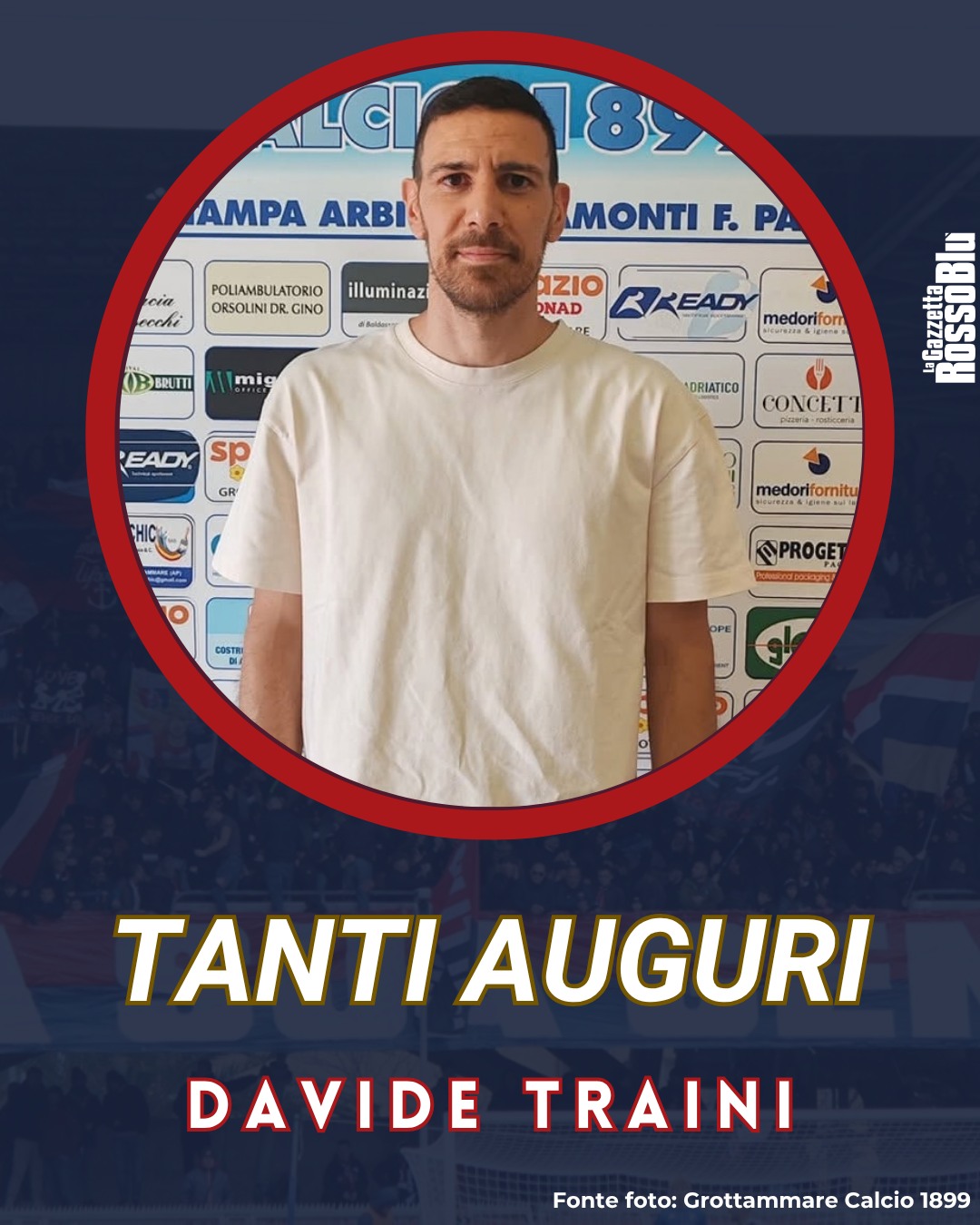 AUGURI DAVIDE 🎉

Compie oggi 44 anni l'ex Samb 🔴🔵 Davide Traini. Tanti auguri!

#davidetraini #exsamb #grb #gazzettarossoblù #samb #sambenedettese #lagazzettarossoblù #calcio #seriec #gironeb #legapro #seriecskywifi