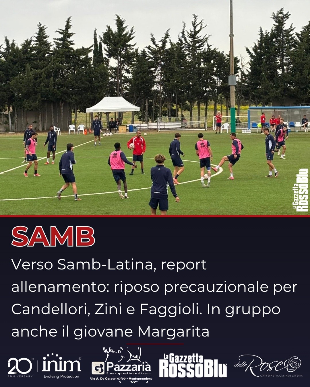 ALLENAMENTO🏃‍♂️

Samb🔴🔵, il report della seduta odierna in vista della gara di domenica al Riviera contro il Latina

#samb #sambenedettese #samblatina #seriec #allenamento