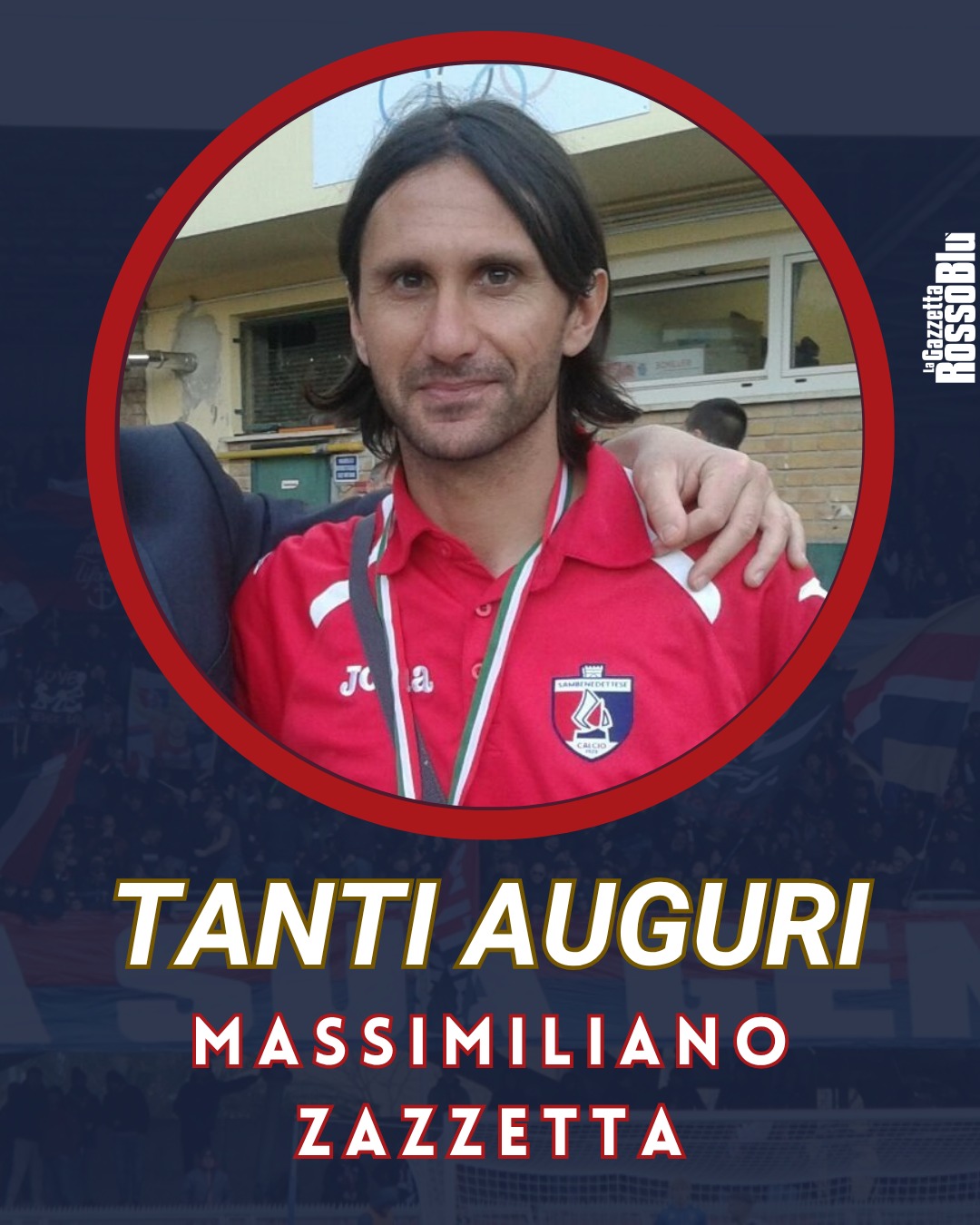 AUGURI MAX 🎉

Compie oggi 47 anni Massimiliano Zazzetta 🔴🔵. Tanti auguri!

#maxzazzetta #massimilianozazzetta #exsamb #grb #gazzettarossoblù #samb #sambenedettese #lagazzettarossoblù #calcio #seriec #gironeb #legapro #seriecskywifi