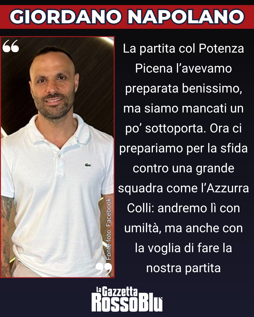 PROMOZIONE ⚽

@azzurramariner, le parole del d.s. @napog10 🎙

#giordanonapolano #calcio #marche #promozione #gironeb #azzurramariner #grb #lagazzettarossoblù