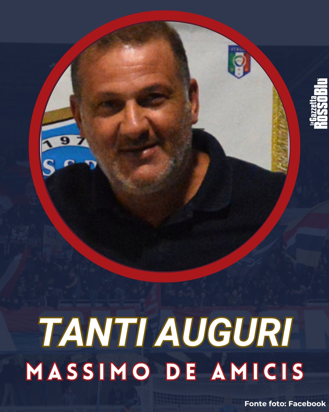 AUGURI MASSIMO 🎉

Compie oggi 55 anni l'ex Samb 🔴🔵 Massimo De Amicis. Tanti auguri!

#massimodeamicis #deamicis #exsamb #grb #gazzettarossoblù #samb #sambenedettese #lagazzettarossoblù #calcio #seriec #gironeb #legapro #seriecskywifi